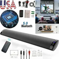 US stock Bluetooth 5.0 altavoz TV PC Barra de sonido Subwoofer Home Theatre Bar Bar A08 A00