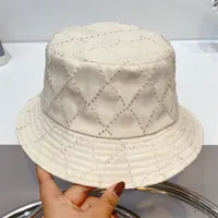 Flat Designer Bucket Hat Golf Sun Proteção Impresso Chapéus Fitted Chapéus Populares Mens Caps Womens Boné Casquette Casquette Bordado