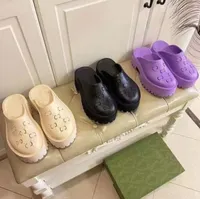 pantofole di lusso designer di marchi donne donne sandali piattaforma cave