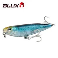 Blux Stray Dog Topwater Pencil 70mm 8.2 جرام Walker Fishing Lure Walk The Dog Saltwater Bass Hard Bait Tackle 211222
