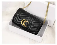 Bolsas de hombro de la cadena de mujeres de calidad superior Bolsas de diseñador de bolsas de bolso de mensajería de la dama billeteras de la mochila femenina
