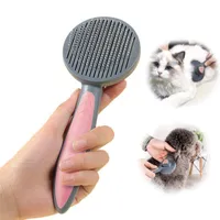 Pakeway Cat Dog Grooming Gatinho Escova De Slicker, Pet Self Cleaning Brush Dashding Massagem Pentes Para Gatos E Cães