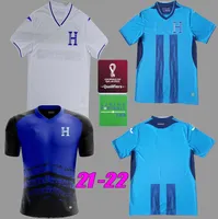 República de Honduras Soccer Jerseys 2021 2022 López Castillo Garcia Maillot kostbaar Beckelen Lozano 7 Izaguirre Home Weg Weg Weg