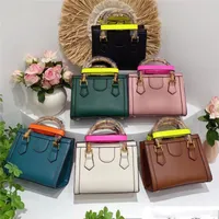 Designer Bamboo Handbag for women Brand Bag with Handles PU Leather Fashion Shoulder Bags Top Quality Handbags