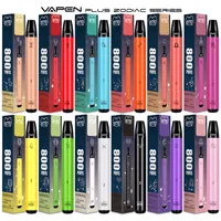 Original Vapen Plus 800Puffs 일회용 vape 펜 전자 담배 키트 550mAh 배터리 3.5ml 용량 vapes 조디악 휴대용 기화기 미리 채워진 바 증기 도매