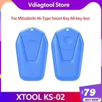 Diagnostic Tools Xtool Ks-2 Blue Emulator Support For Mitsubishi 46-Type Smart Key All-Key-Lost Copy Work With Pad3 A80 X100 Max