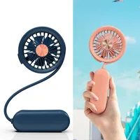 Elektrische Fans Multifunktionsfalle Folding Handlüfter USB Einziehbare Tragbare Mini-Nacken Kleine Sportluftkühler für Home Office Car