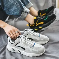 Entraîneurs à l'extérieur 2021 Femmes Hommes Hommes Respirant Mesh Running Shoes Beige Blanc Blanc Blanc Bleu Jogging Sneakers Sneakers Taille 39-44 Code: 95-1923