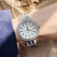 Relojes de pulsera Reloj de mujer Rose Rose Gold Silver Diamond Compromiso Elegante Lady Clock Regalo Relojes para mujer 2021