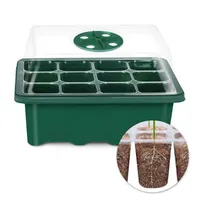 Jardini￨res pots 12 trous maison plante germination bo￮te jardin cultiver la p￩pini￨re plantant du kit de plate-forme de semence jardine