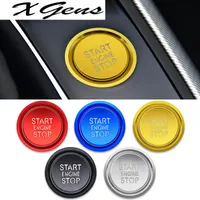 Ceyes Araba Styling Sticker Aksesuarları Yüzük Oto Motor Start Stop Düğmesi Kapak Kılıf Audi A6 B8 A6L Q5 8R A4 C7 B9 A7 BT 2018