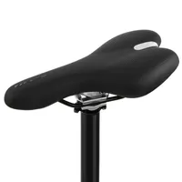 Bike Saddles Saddle Silicone Cushion PU Leather Surface Silica Filled Gel Comfortable Cycling Seat Shockproof MTB Bicycle Accessories