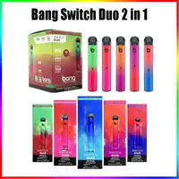 BANG XXL Switch Duo 2 in 1 Dispositivo di vapori monouso E sigaretta 2500 sbuffi 7ml 1100mAh Battery Pod premilled Pod XXTRA doppia penna vape