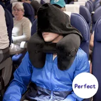 Seat Cushions Solid Color Sleep U-Shape Pillows Neck Supporter Headrest Body Cushion Car Plane Office Nap