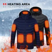 Männer Jacken Winter Mit Kapuze Baumwollmantel Outdoor Active Solide Waschbare Mantel Erhitzt Warm Reißverschluss mit Taschen