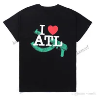 Ich liebe Atl T-Shirt Herren Designer Kurzarm Hohe Qualität Mode Hip Hop Männer Frauen T Shirts Größe S-XL