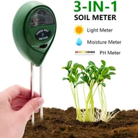 Meters 4 In 1 Soil Ph Meter Tester Moisture Temperature Sunlight Intensity Measurement Analysis Acidity