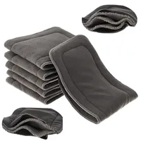 [simfamily]10PC/set Reusable Bamboo Charcoal Insert Baby Cloth Diaper Mat Nappy Inserts Changing Liners Each Insert Wholesale 824 Y2
