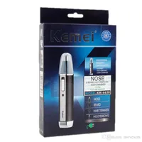Kemei Km - 6630 4 in 1 naso capelli barba sopracciglio ricaricabile trimmer elettrico naso elettrico trimmer orecchio rasoio per capelli clip per capelli all'ingrosso 50 pz