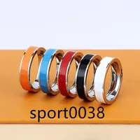 New high quality designer titanium steel band rings fashion jewelry men's simple modern ring ladies gift