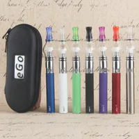 Hot Ego Starter Kit Glass Globe Tank For Wax Dry Herb Vapor Atomizer Electronic Cigarette M6 EGO-T Zipper Case Battery Clearomizer E Cigarettes