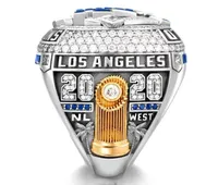 Collection personnelle 20202021 Los Angeles Dodge Style Baskball Nation Championnat Bague avec collectionneurs Display Case