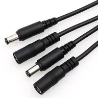 2021 DC-kabel 50 cm 100cm 200 cm 250cm 300 cm 500 cm verlengdraad met 5,5 * 2.1mm DC vrouwelijke mannelijke jack-adapter