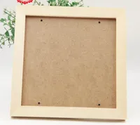 1pcs Wood Frame Inner 20x20cm Outer 24x24cm 3 Color White Black For Ribbon Embroidery Bead Cross Stitch Handcraft DIY Craft Sewing Notions &