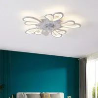Ceiling Fans IRALAN Fan With Led Light And Smart Remote Control Bedroom Decor Dining Room Modern Minimalist Lamp