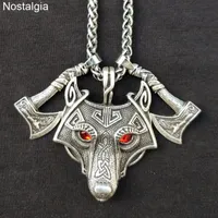 Pendant Necklaces Nostalgia Teen Wolf Witchcraft Viking Necklace Medieval Slavic Perun Axe Amulet And Talisman Wicca Men Women Jewelery