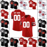 Cusom OSU Ohio State Buckeyes jersey NCAA College Football stitched Jerseys Stroud Smith-Njigba Henderson Mens Women Youth any Name Number