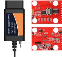 ELM327 V1.5 USB 25K80 FT232RL med omkopplare Borste Dold bil Diagnostisk Tester Automobilfeldetektor för FORD FOCCCUS-kabel