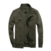 Mens Jacken Military MA-1 Style Army Jackets Männliche Marke Kleidung Herren Bomber Jeans Jacken Plus Größe M-6XL Streetwear Baumwolle Baumwolle