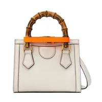 5a + Toppkvalitet Diana Bamboo CC Tote Bag Designer Handväska Äkta Läder Skulder Väskor Kvinnor Purse Pochette BY1727