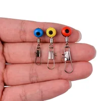 20st/Lot Fishing Float Bobber Stop Space Beans Swivel Connectors Sea Fishing Saltwater Metal Plastic Tools Accessories