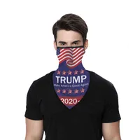 Us Stock !16 Style Spoof Trump Pattern Headscarf Sports Outdoor Supplies Multi-function Use Magic Party Mask