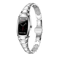 Smart Watch Mujeres Pulsera Tasa del corazón Monitor de presión arterial Relojes de las mujeres IP67 Smartwatch impermeable para Android iOS