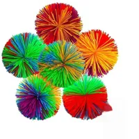 6 cm 7 cm Koosh Topu Duyusal Fidget Oyuncaklar Sıkı Silikon Pom DNA Renk Hamur Topları Squishes Stres Rölyef Otizm ADHD Aktif Parmak Eğlenceli Sıkmak Oyuncak