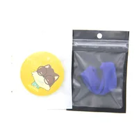 2021 Colored + Clear Resealable Valve Zipper Plastic Retail Packaging Packing Bag Zip Mylar Bag Ziplock Package Pouches