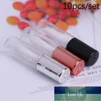 10pcs vide Clear Clear Lipgloss Tube Eyeliner Lipgloss Split Bouteilles Accessoire Gloss Plastics Box Contenants