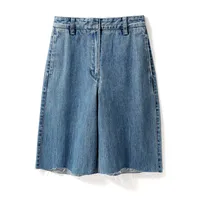 KZ0531070 Rong Advanced Fashion Summer / Long Staple Baumwolle Dad Jeans Bermuda Shorts