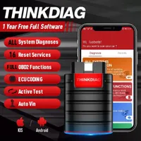 ThinkCar ThinkDiag Software completo 1 anno Aggiornamento gratuito All System 16 Reset Auto OBD2 Scanner OBDII Strumento diagnostico Android IOS Scanner PK EasyDiag GOLO ELM327