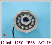 12W LED underwater light swimming pool light fountain light under water lamp 12W IP68 AC12V input RGB and single color landscape lighting