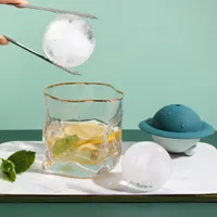 Återanvändbara kylare Silikon Giant Ice Ball Maker Iceing Cube Moulds Whisky Cocktail Premium Round Balls Spheres Kök Bar Verktyg Gratis Leverans