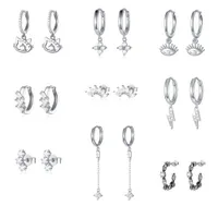 Zircon Lightning Gold for Women S925 Sterling Silver Piercing Earrings Hoops Pendientes Jewelry 2021 Wholes