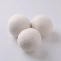 7cm ulltorkbollar Naturlig tygmjukmedel 100% Organisk återanvändbar boll Tvättmaskin Torktumlare för statisk reducerar torkningstid 569 R2