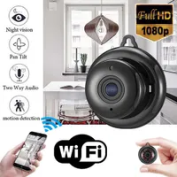 V380 WIFI Küçük Kamera Kızılötesi 1080 P Mini Kablosuz IP Kameralar Özel Plan Gece Görüş P2P CCTV Kamera Hareket Home Güvenlik Çift Ses Algıla