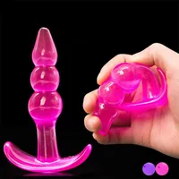 Массаж Penis Anal Butt Plug Erotic Gay Strapon Mini Dildo Anal Bear Massage G-Spot No Vibrator Взрослый Секс-Игрушки для Женщины Мужские Секс-магазин