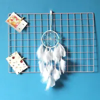 Fashion Fantasy Romance White Butterfly Dream Catcher Wind Chimes Pendant Girl Room Decoration Girlfriend Birthday Gift Decorative Objects &