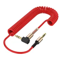 AUDIO CABLE JACK 3.5mm AUX-kabel 3,5 mm Jack Högtalarkabel för mobiltelefon Samsung för bilhörlurar AUX-sladd